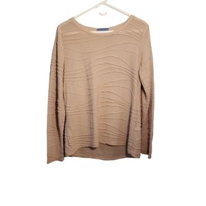 Vera Wang Pale Pink Womens Top size L.